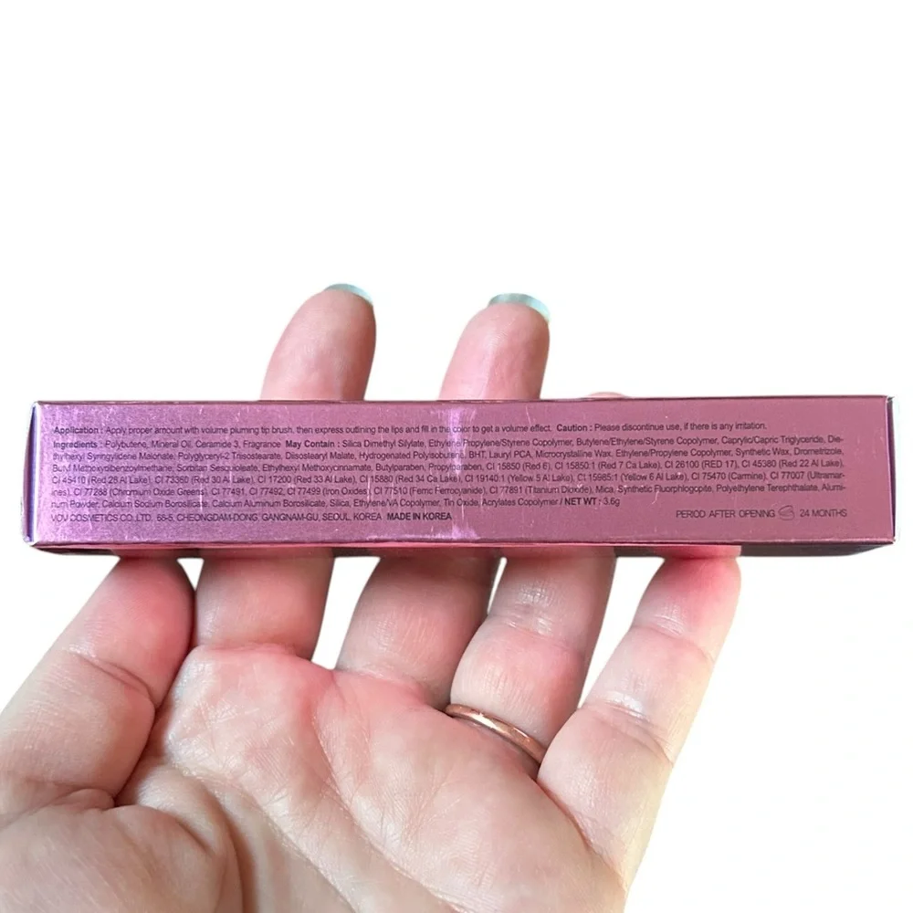 CASTLEDEW Over Setting Gloss #23 Pink VOV Cosmetics Korean Beauty Discont’d NWT